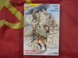 Zvezda 3544  SOVIET TANK INFANTRY WWII